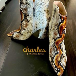 NWB Charles by charles david booties Size 7